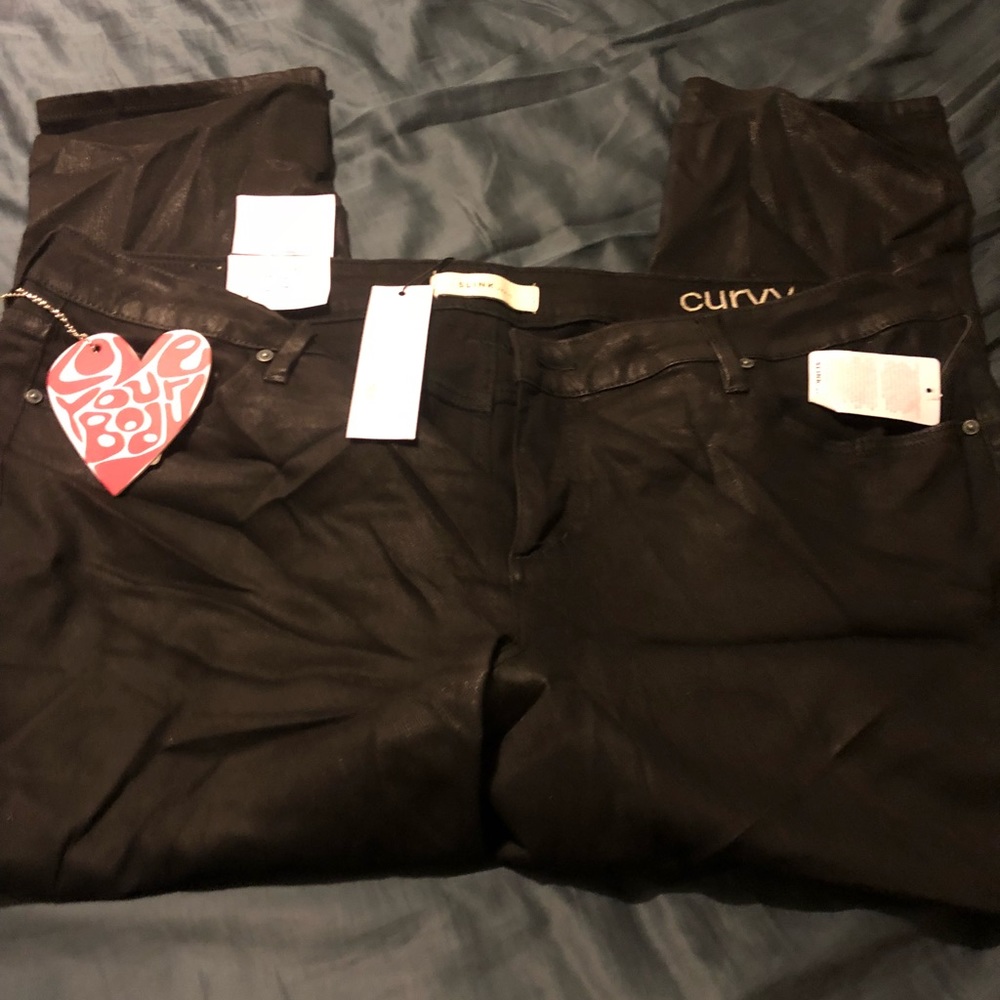 Slink Jeans Black Ankle Jegging NWT